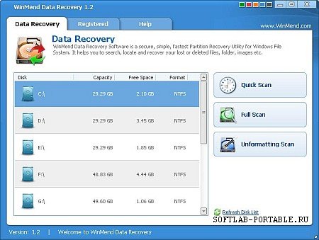 WinMend Data Recovery 1.3.6 Portable