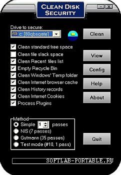 Clean Disk Security 8.0 Portable
